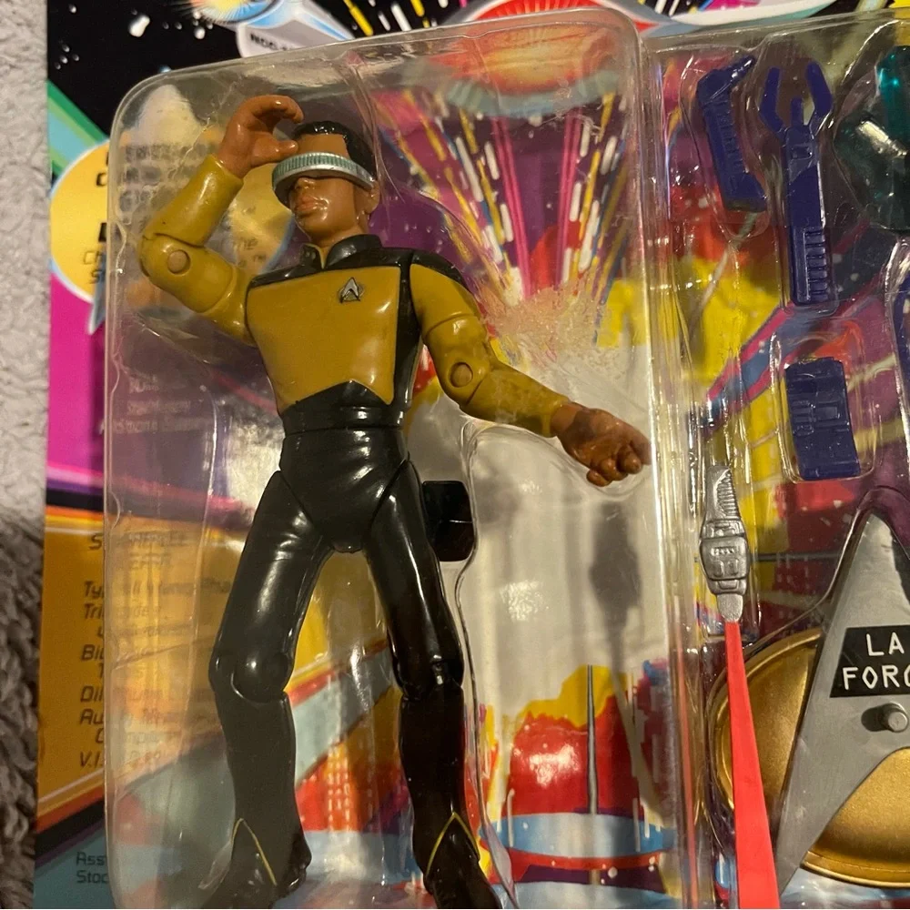 Vtg. 92 Star Trek Geordi La Forge The Next Generation Action Figure SEALED